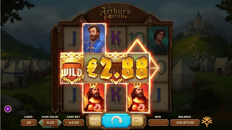Arthur's Fortune Slot Gameplay