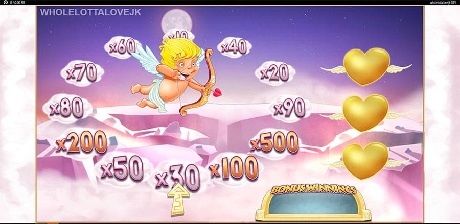 Whole Lotta Love Slot Bonus Game