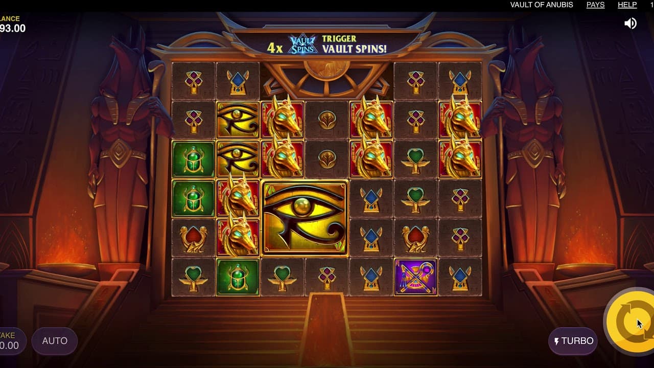Vault of Anubis Slot Gameplay