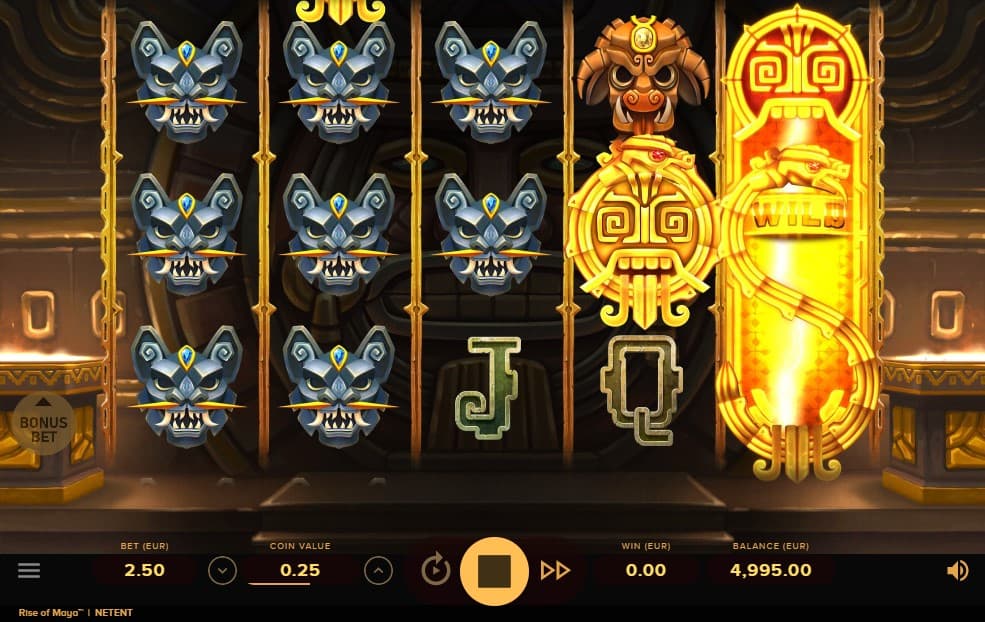 Rise of Maya Slot Gameplay