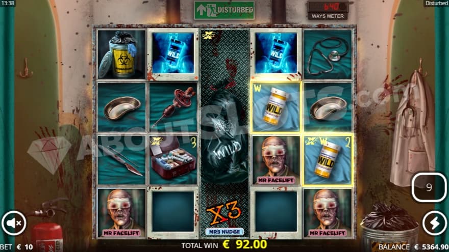 An image from the Annihilation Spins with a disturbing scene featuring plenty of blood