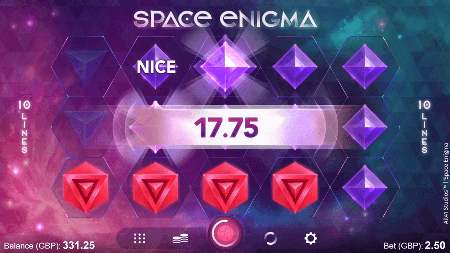 Space Enigma Slot Gameplay