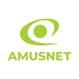 Amusnet Banner showing logo