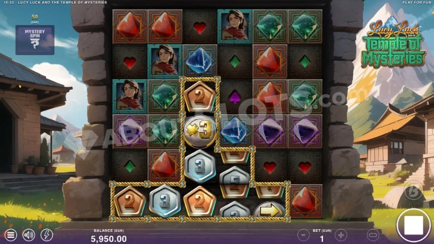 Mystery Spin feature that activated the mystery coin feature.