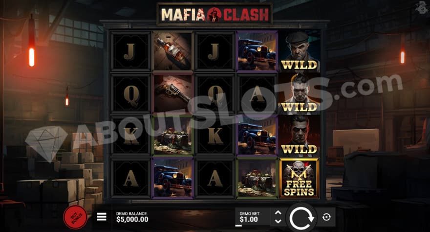 Base game where. you can see a storage facility in the background.