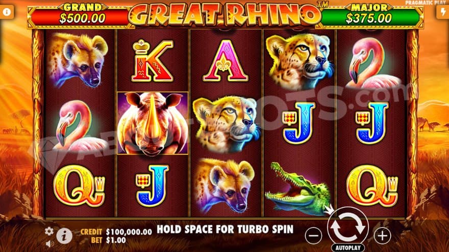 Base game with a savannah in the background.