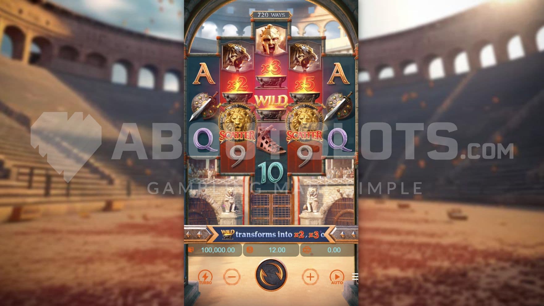 Set in an arena