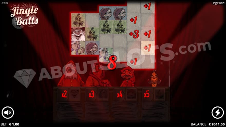 A screenshot of the building phase pre super bonus.