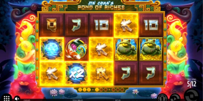 2X Multiplier on reel 2