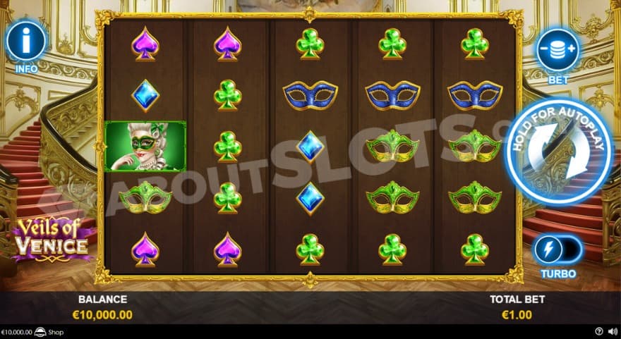 Base game where you can see a gold adorned room in the background.