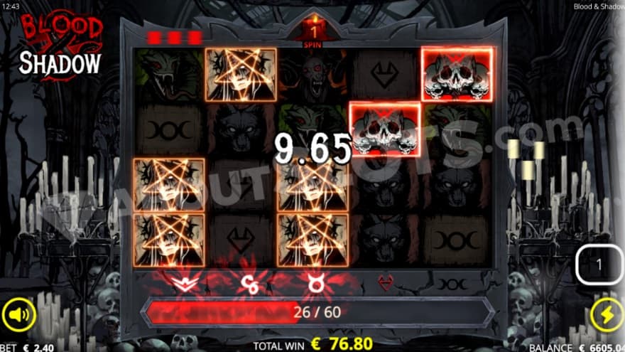 An image of a base game round
