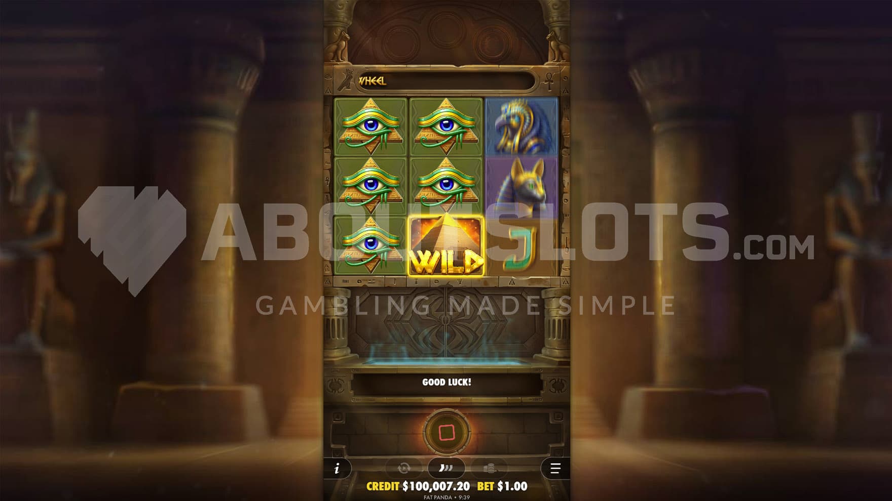 Respin Until You Win feature triggered, causing a respin of the third reel to achieve a winning combination.