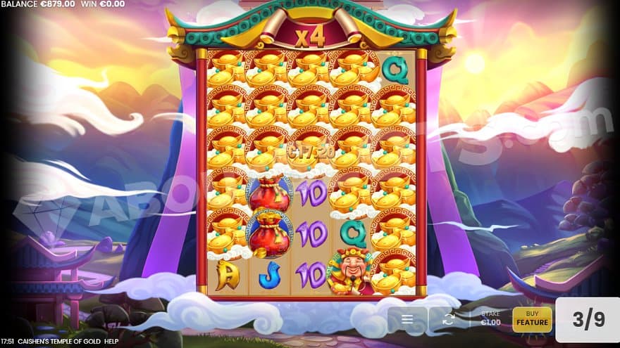A win of €17.20 in the Free Spins. 