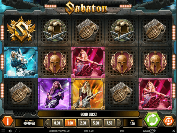 Sabaton Slot Gameplay