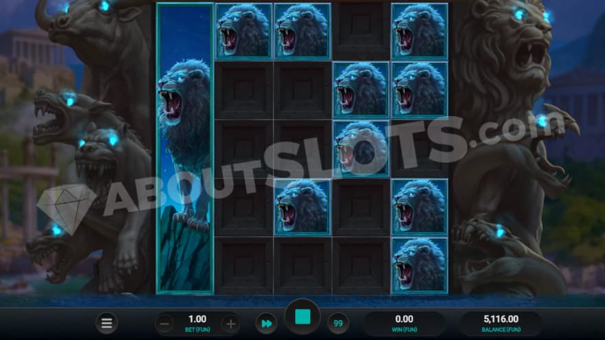 A screenshot of the re spins feature.