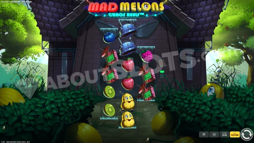 Base game with a lush nature in the background.