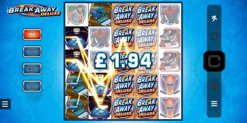 Break Away Deluxe Slot Gamepplay