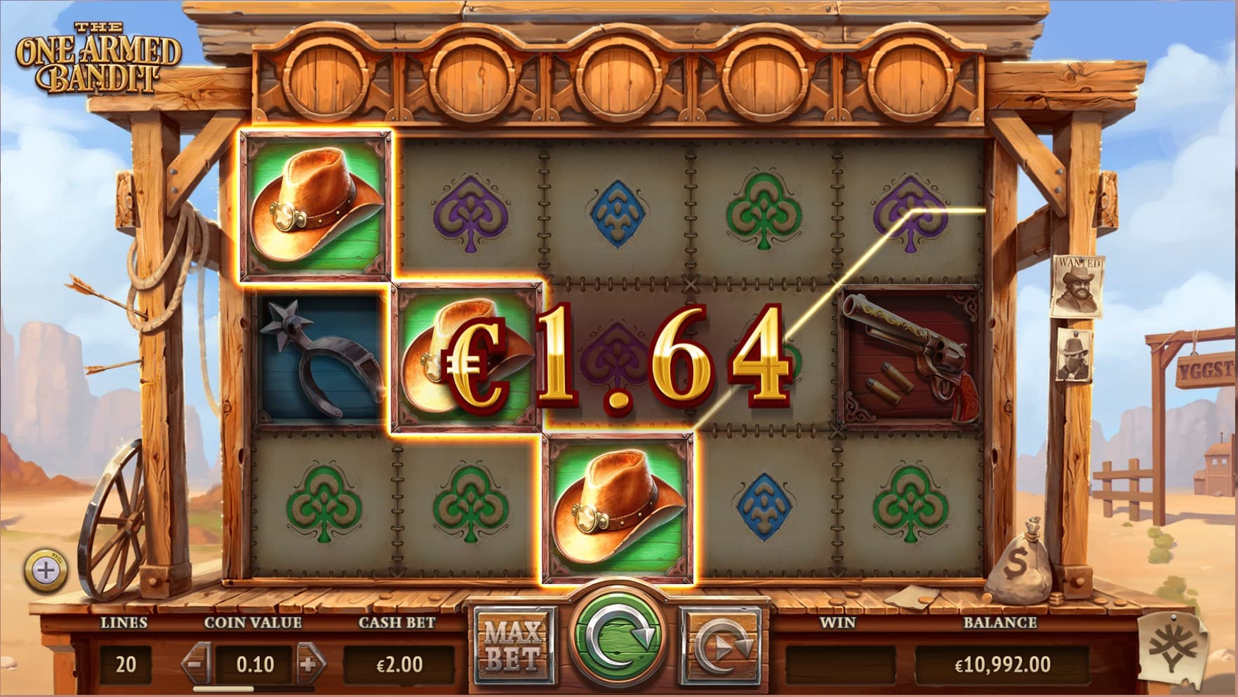 The One Armed Bandit Slot Gameplay