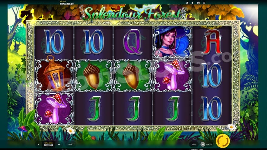 Base game with an enchanting forest in the background.