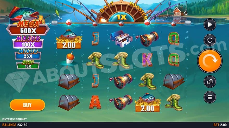 A casino slot on a lake.