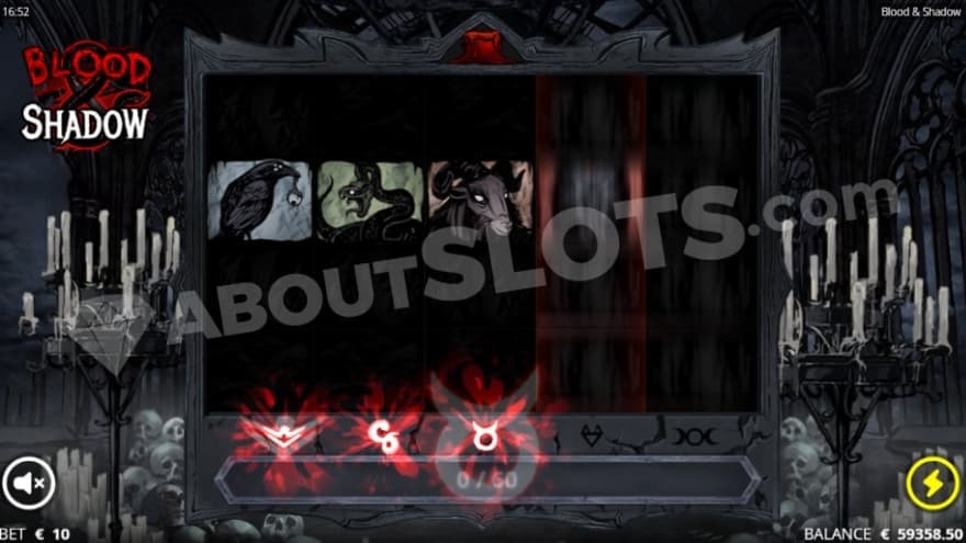 An image of the 3-5 lucky draw feature