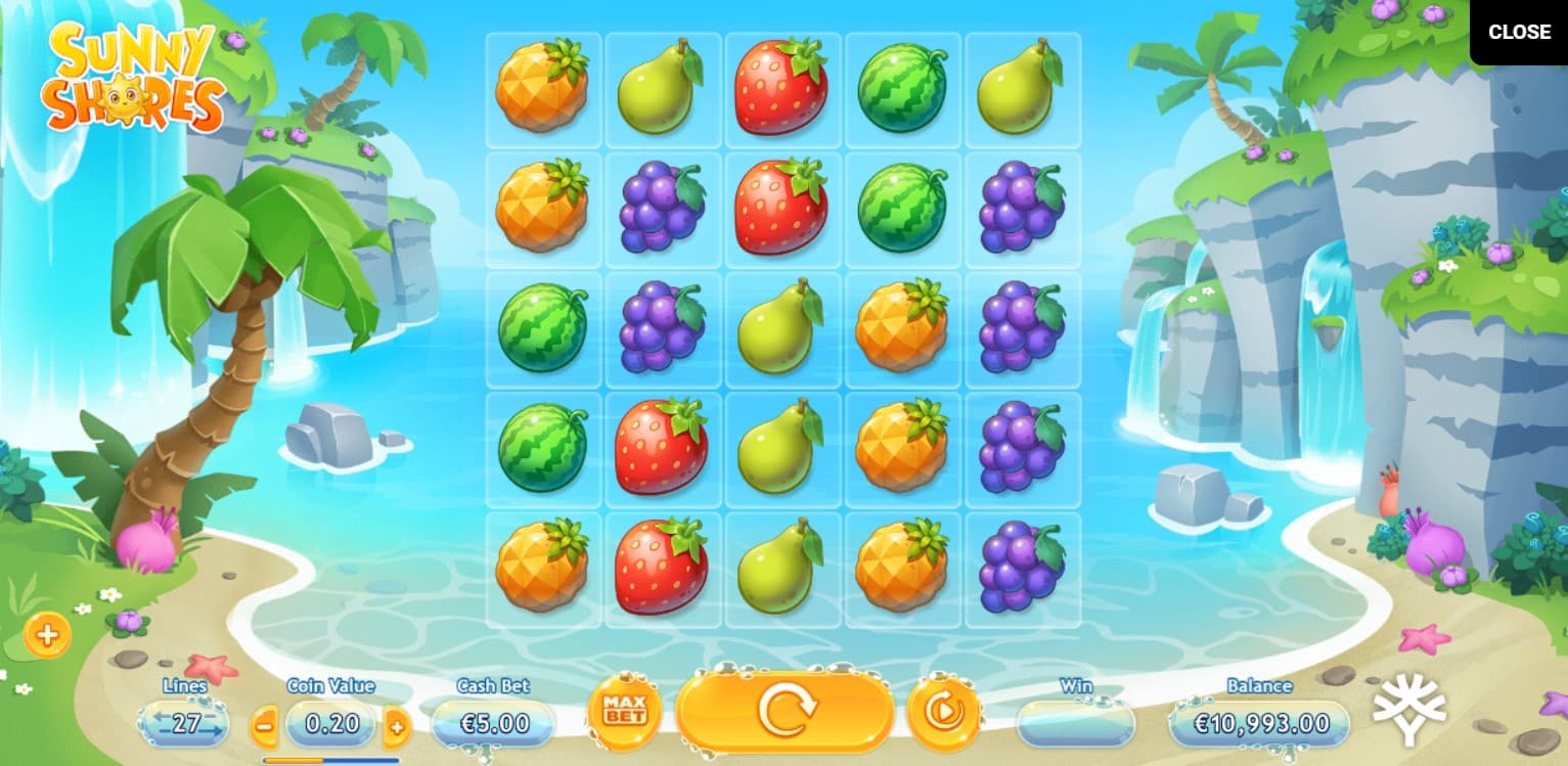 Sunny Shores Slot Gameplay