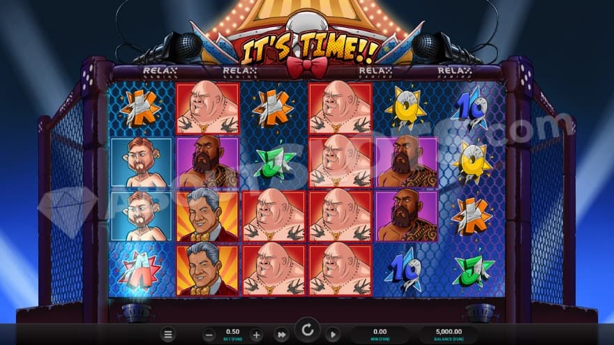 Base game with an Octagon fighting ring in the background.