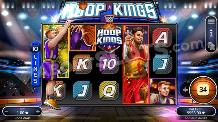 Multiplier Shot feature being activated, showing a person shooting a ball.
