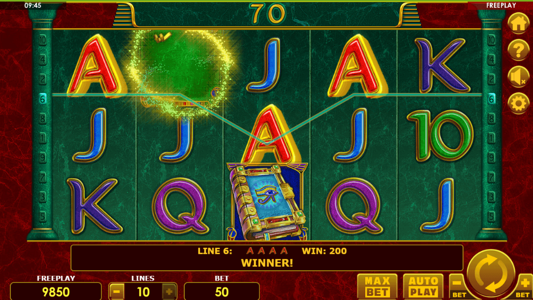 Book of Pharao slot gameplay