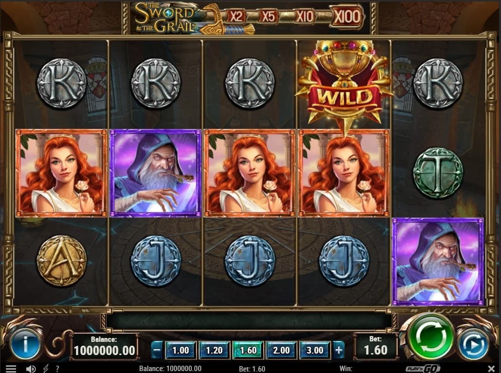 The Sword and the Grail Slot Gameplay