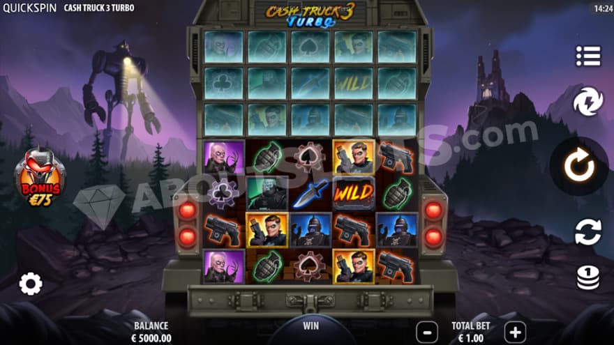 Base game where you can see a giant robot to the left.