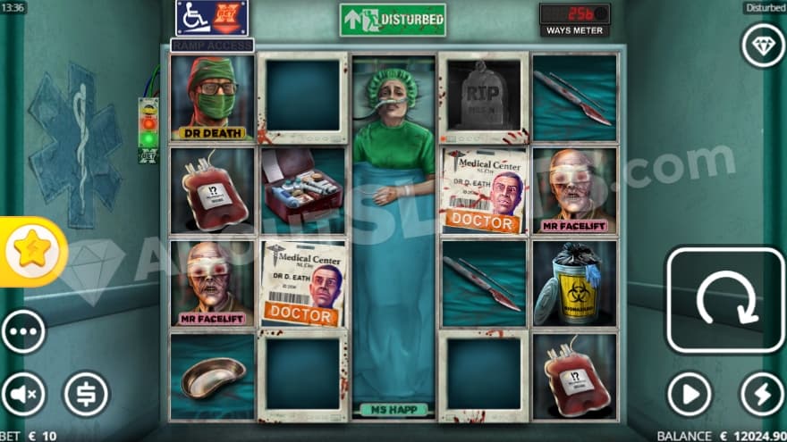 An image of the base game, taking place in a demental clinic