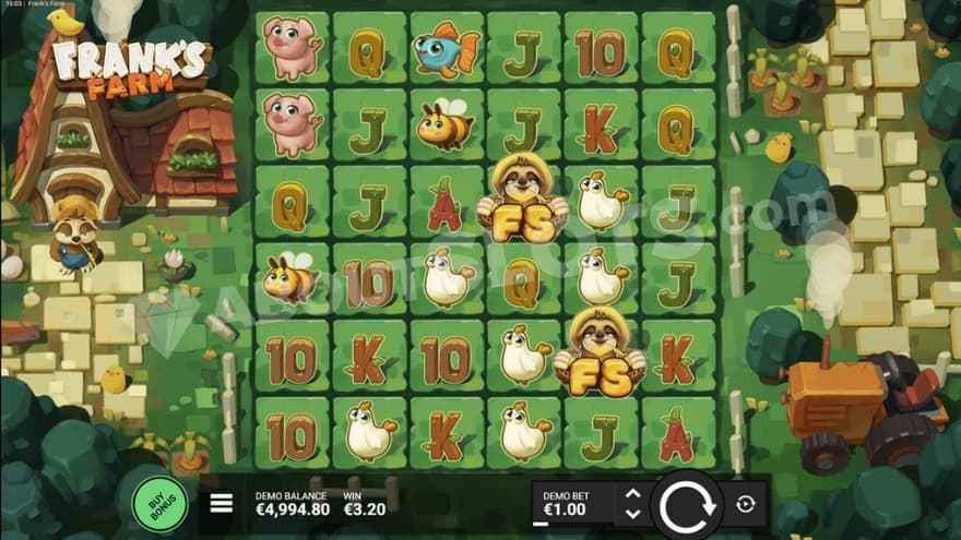 Base game where Frank's beautiful farm can be seen.