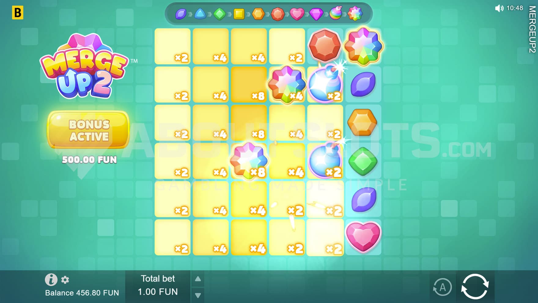 Bonus 3 Feature Buy option during the triggering sequence.