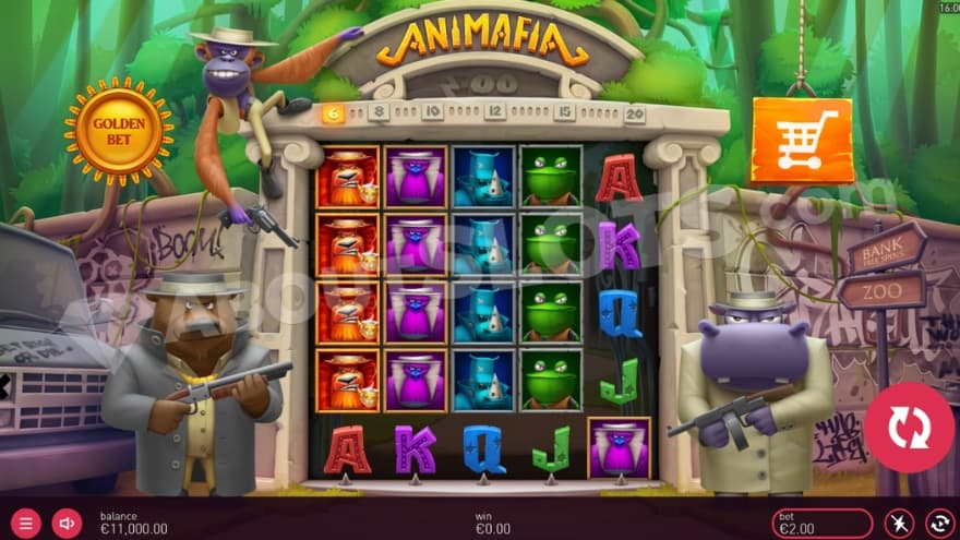 A screenshot from the base game view in the game.