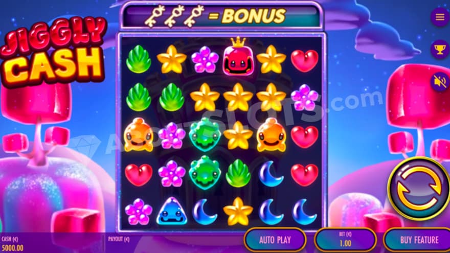 Base game with jelly trees in the background.