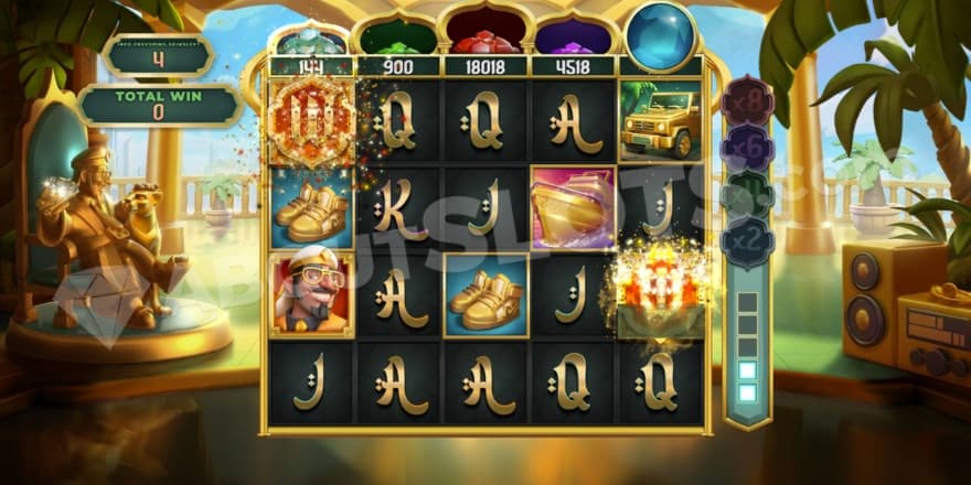 A screenshot of the Free Spins feature