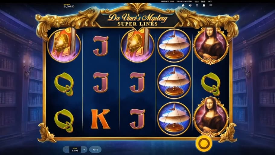 Da Vinci’s Mystery Super Lines Gameplay