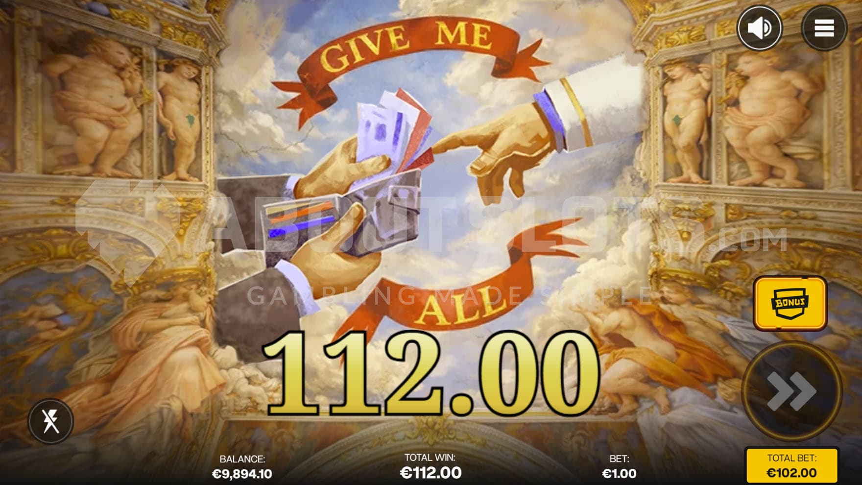 Big Win presentation.