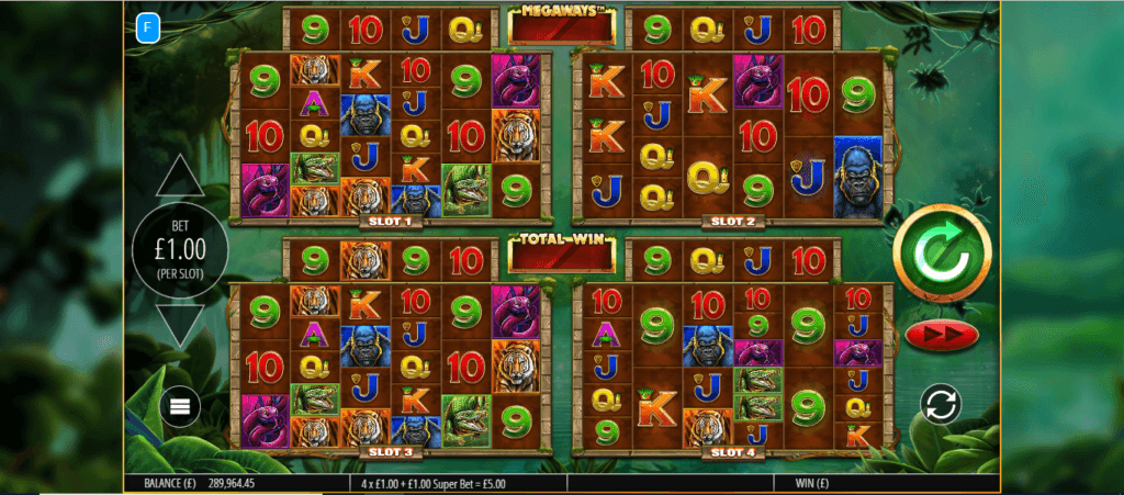 Gorilla Gold Megaways Slot Gameplay