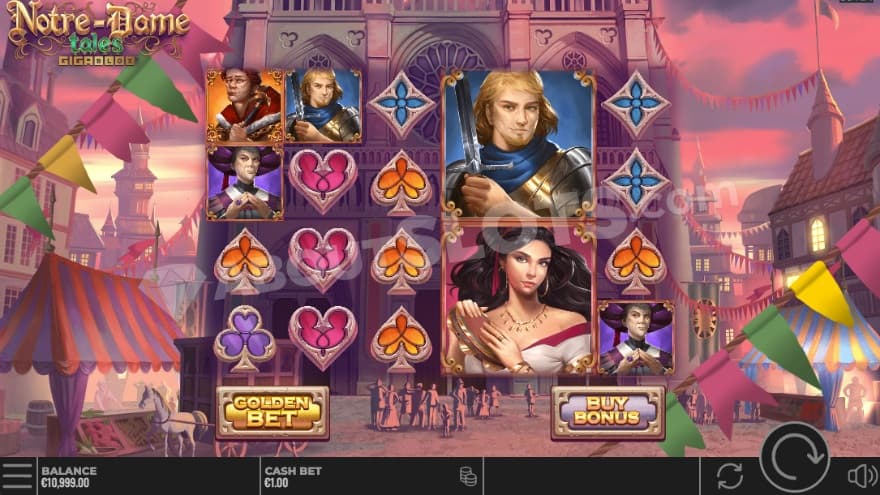 Base game where you can see the Notre-Dame cathedral.