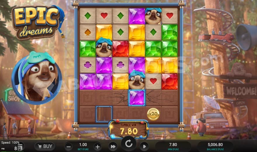 Base game where you can see Chip the sloth to the left.