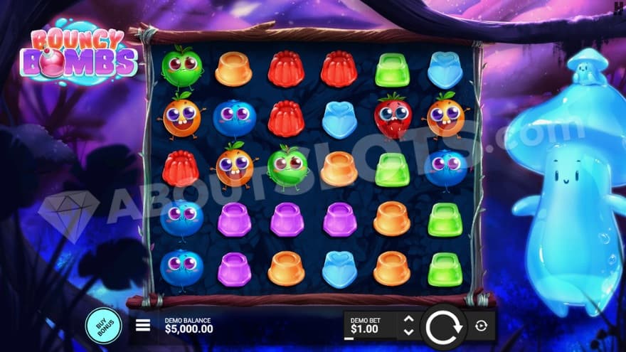 Base game with a huge, smiling mushroom to the right.