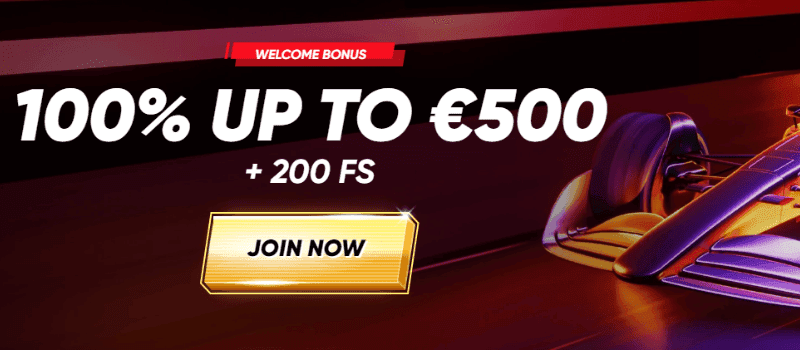 QuickWin Casino Welcome Bonus - Up to $500 Match + 200 Free Spins