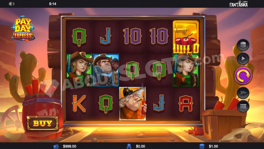 Base game where you can see TNT dynamites in the background.