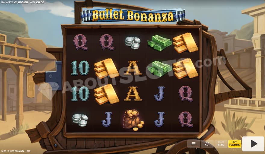 Base game where you can see a empty town in the background.