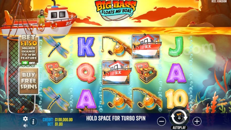 Base game where you can see the fisherman up to the left.