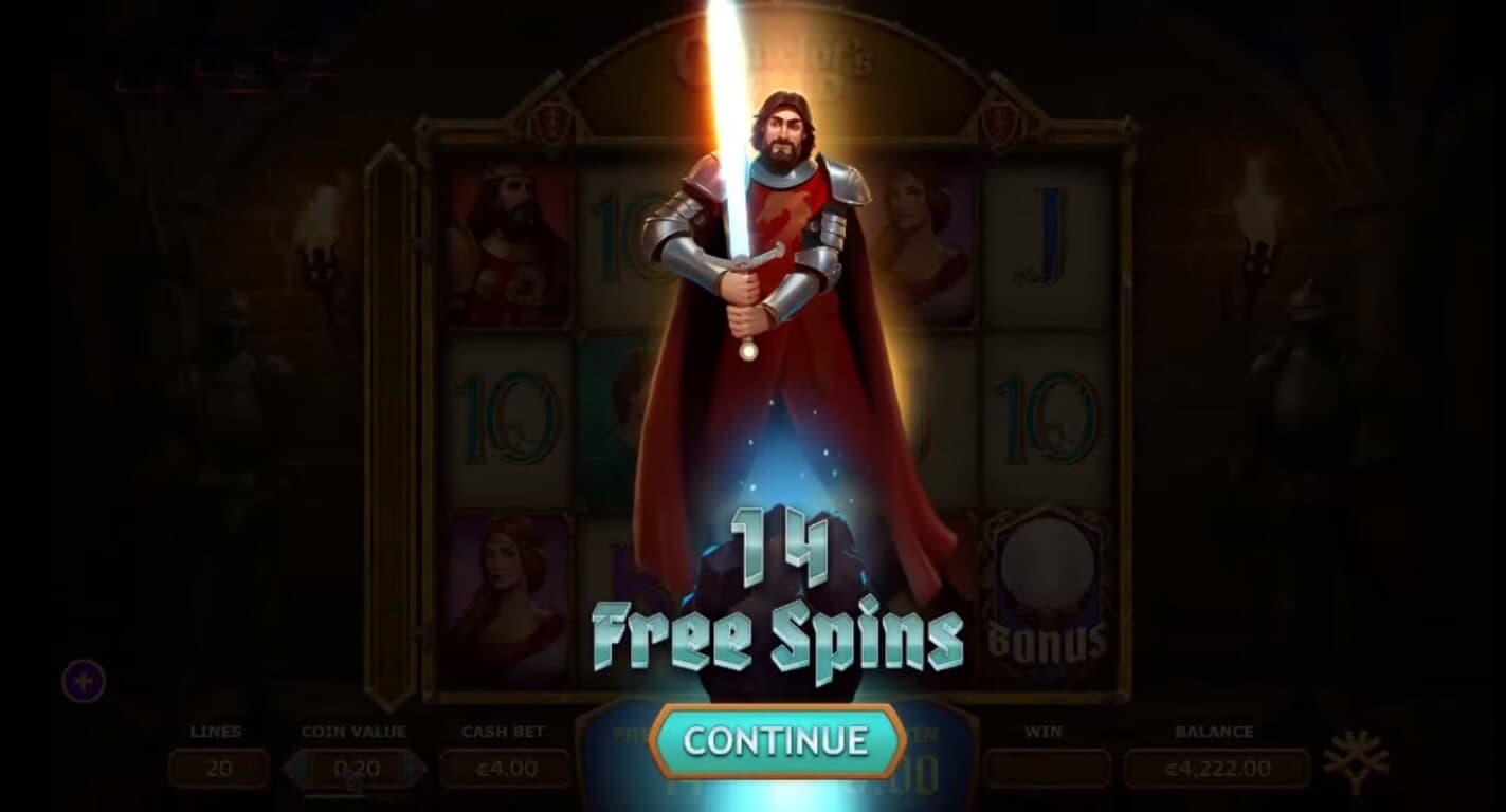 Arthur's Fortune Slot Gameplay