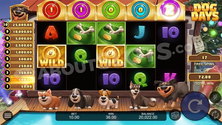 An image of the Free Spins feature
