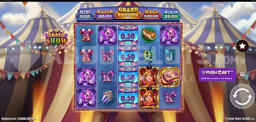 A screenshot from the base game view